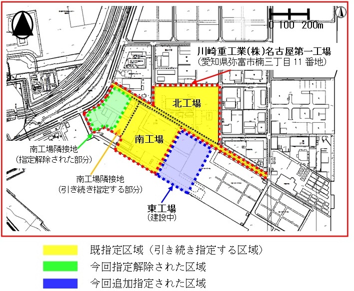 川崎重工業(株)名古屋第一工場地区