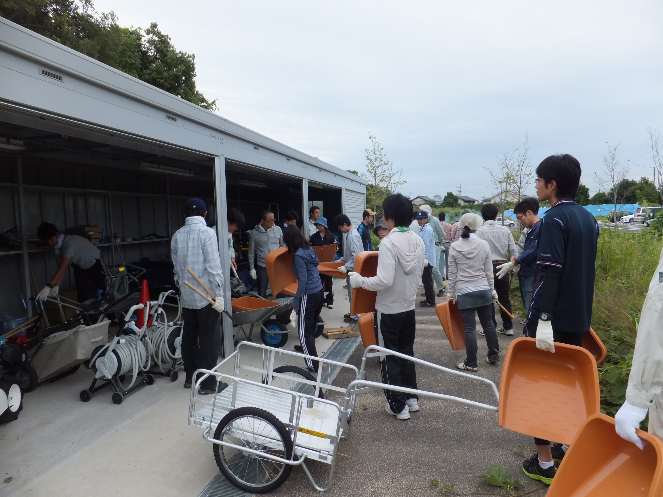 農機具庫集合(9月20日)