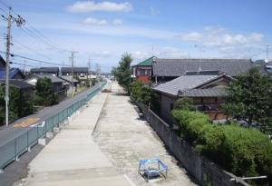 施工前　萱津地区