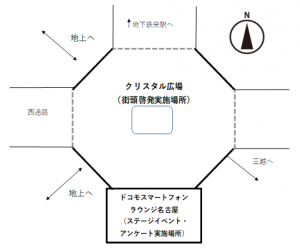 クリスタル広場図