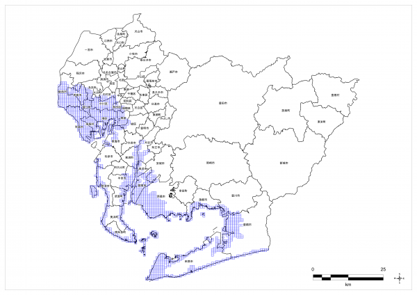 県全域の全体位置図