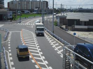 名古屋津島線バイパス整備後の様子（新開工区）