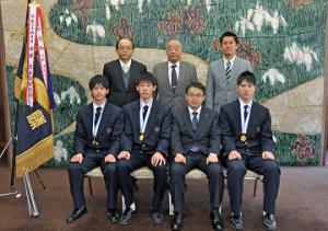 全日本バレーボール高等学校選手権大会優勝校の知事表敬訪問