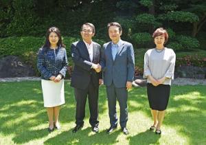 韓国・京畿道南知事一行の知事表敬訪問