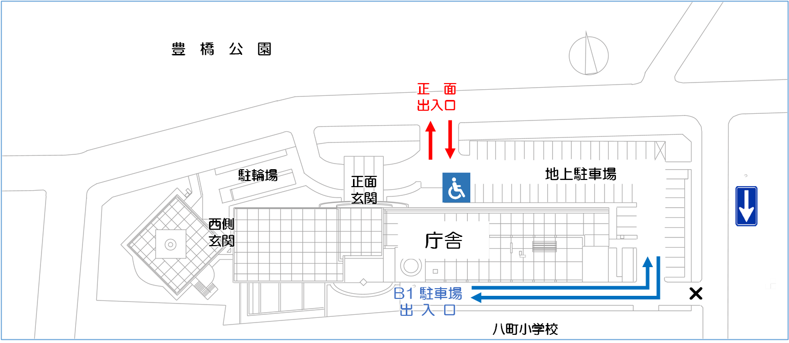 東三河総合庁舎アクセス図