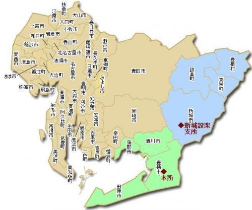 愛知県市町村図