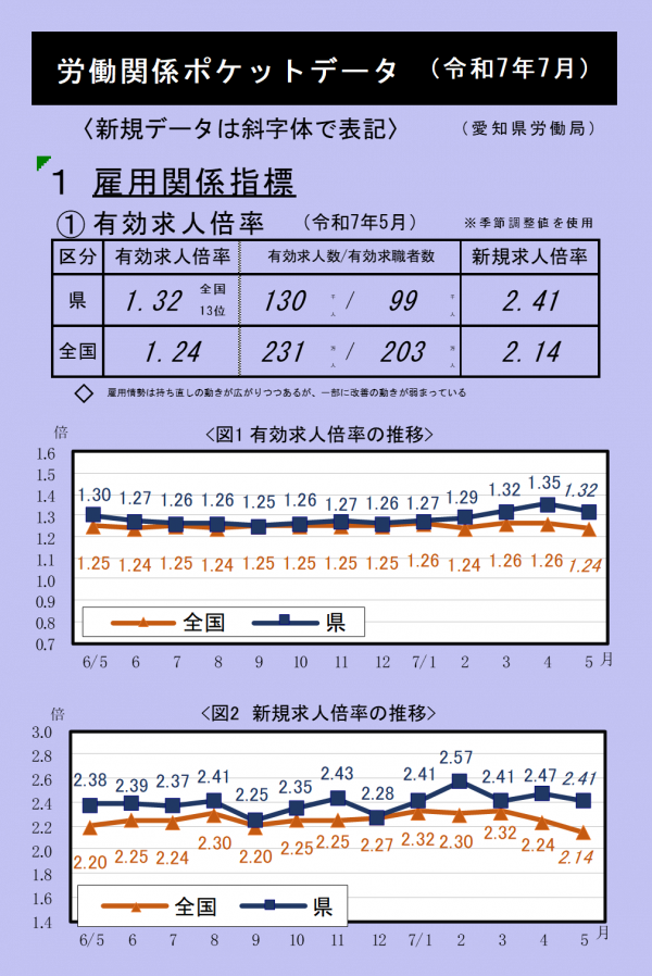 令和7年7月ポケットデータ