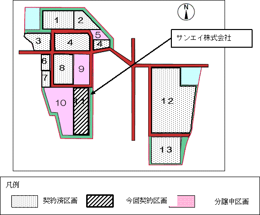 〈平面図）