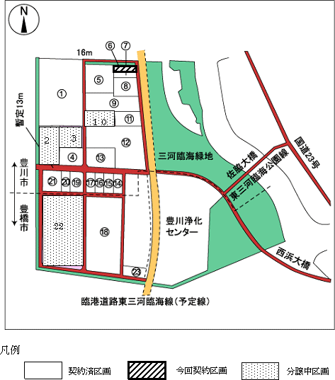 〈平面図）