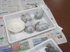 完成した団子