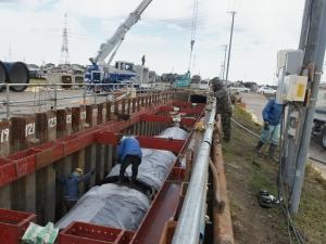 木曽川用水２期地区(ﾀﾞｸﾀｲﾙ鋳鉄管埋設)
