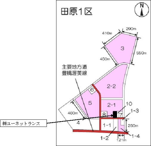 〈平面図）