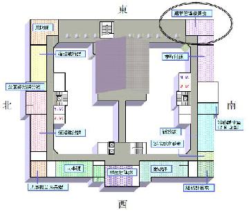 選挙管理委員会事務局案内図