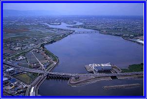 写真：日光川河口