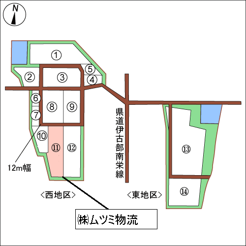 〈平面図）