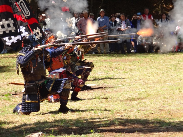 火縄銃演武写真