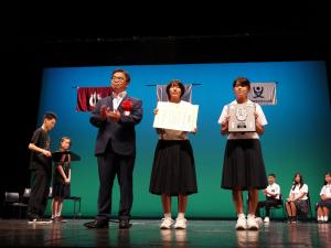 知事表彰(安城西中)