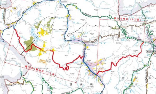 広域農道奥三河線計画一般平面図