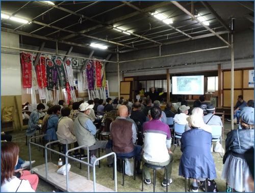 鳥獣害対策の説明の様子