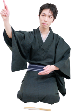 笑う伝統芸能のイメージ