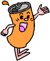 缶ジュースのイラスト