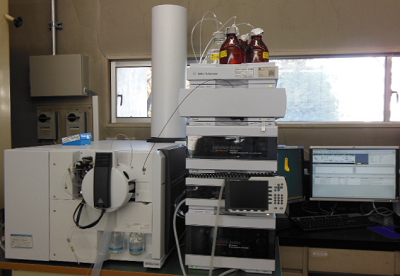LC-QTOF-MSシステムの写真