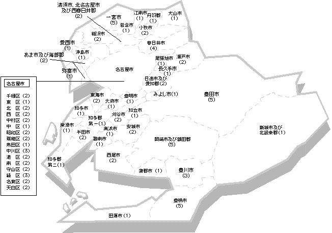 愛知県地図