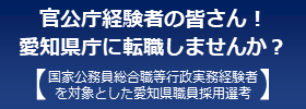 行政実務経験者採用選考