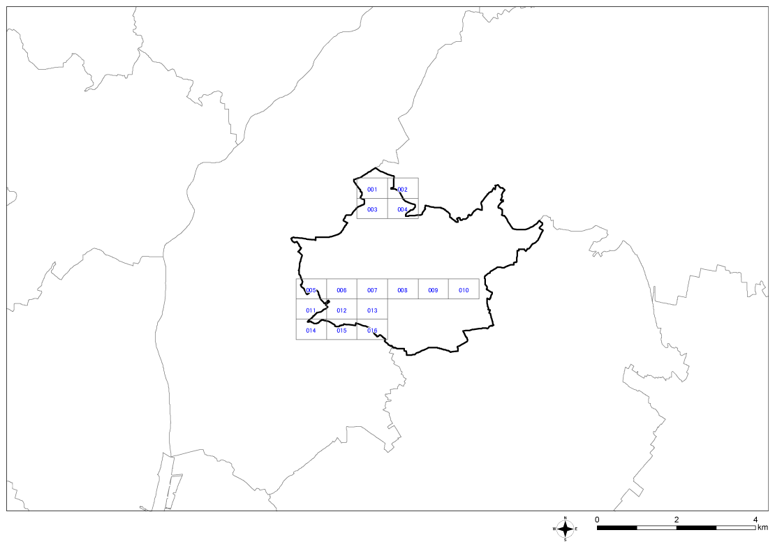 全体位置図（知立市）