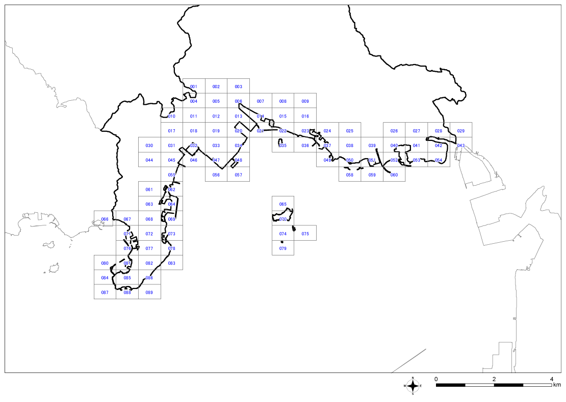 全体位置図（蒲郡市）