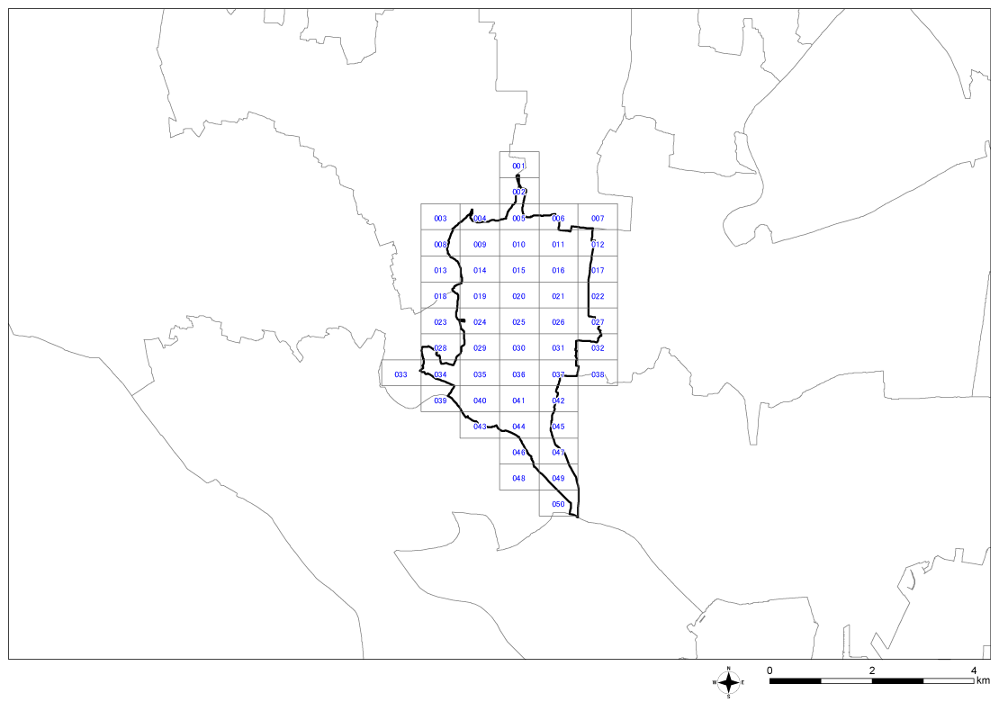 全体位置図（蟹江町）