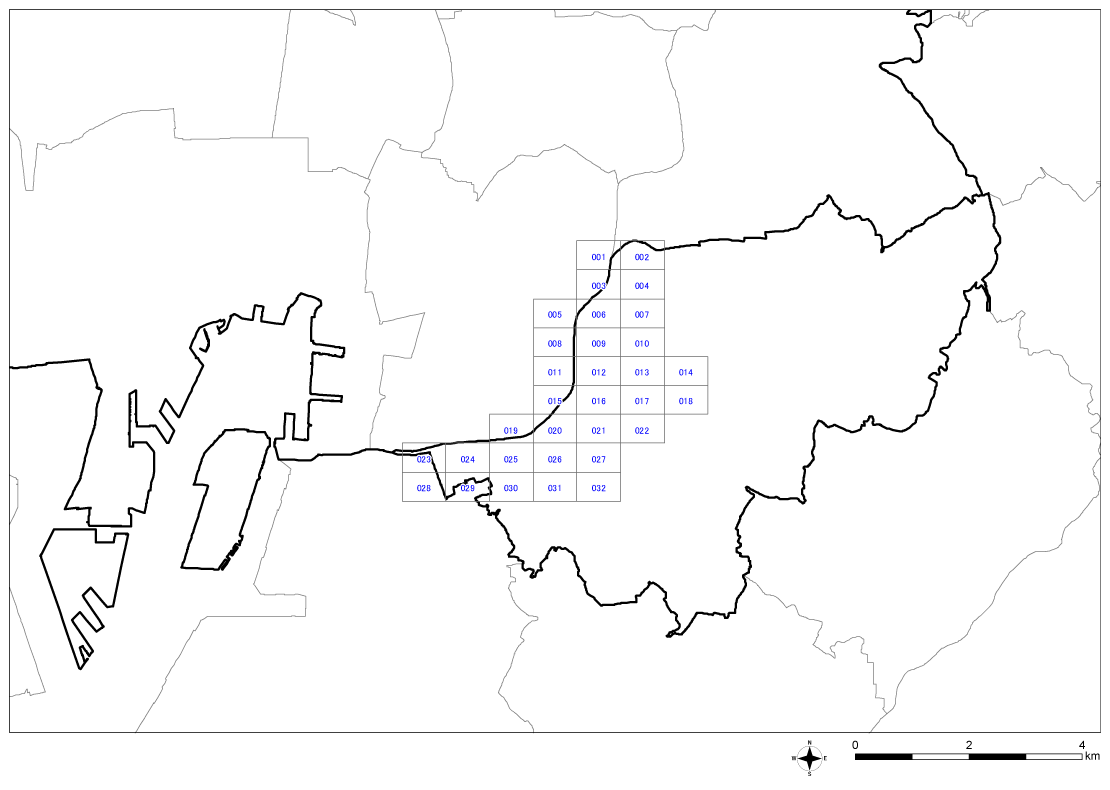 全体位置図（名古屋市緑区）