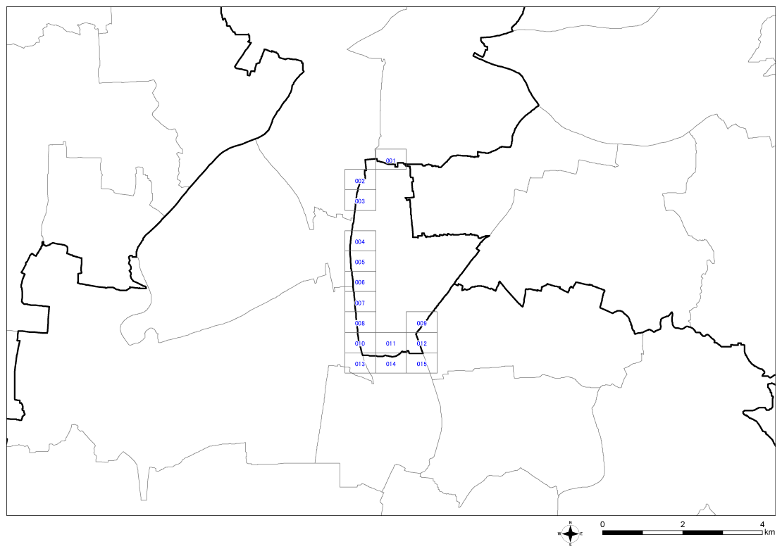 全体位置図（名古屋市中区）