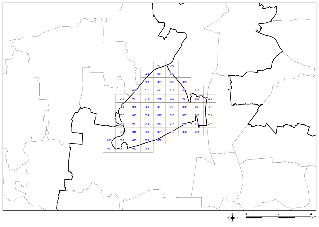 全体位置図（名古屋市中村区）