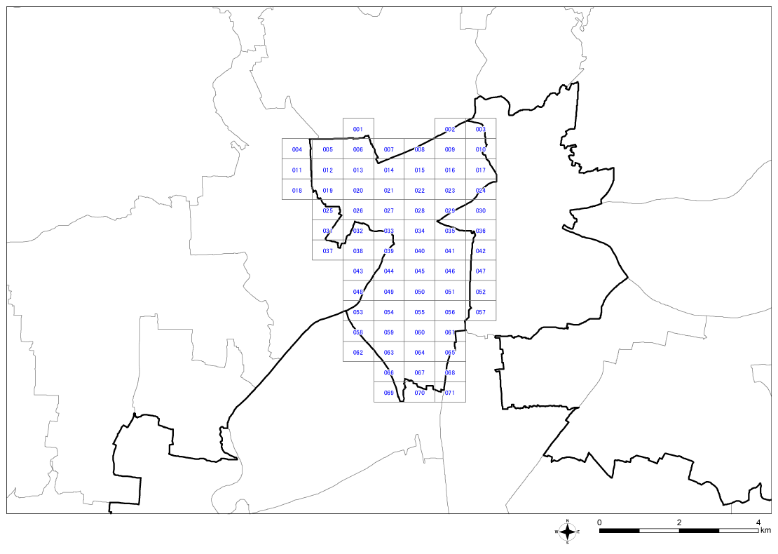 全体位置図（名古屋市西区）