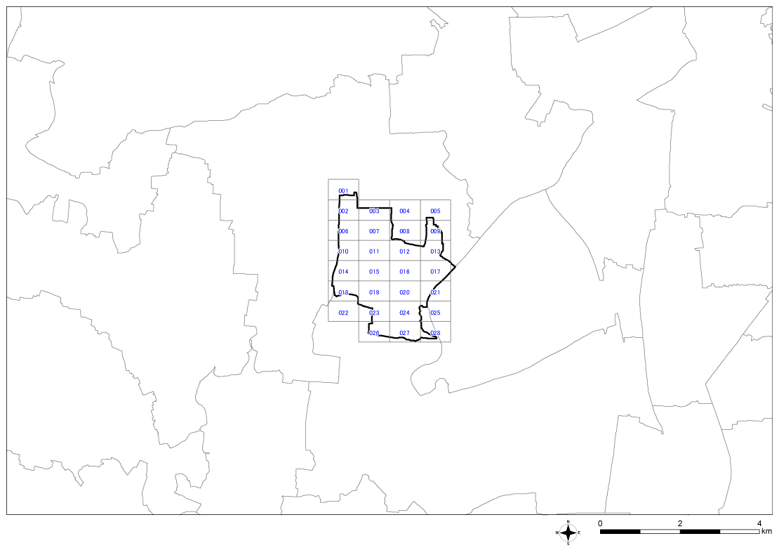 全体位置図（大治町）