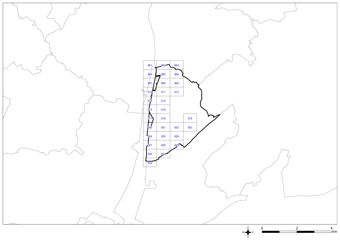 全体位置図（高浜市）