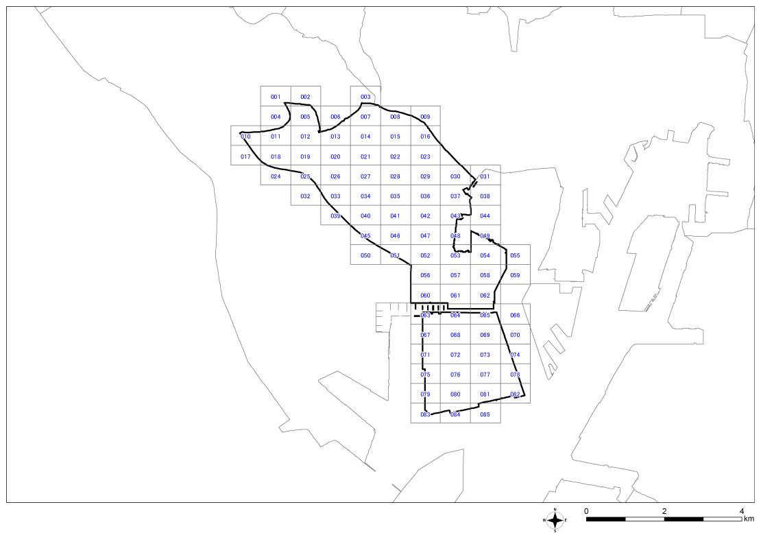 全体位置図（飛島村）