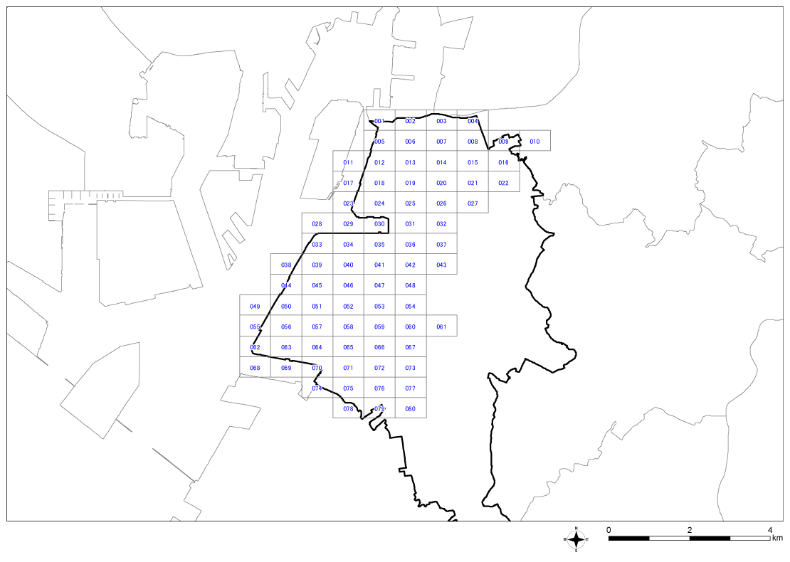 全体位置図（東海市）