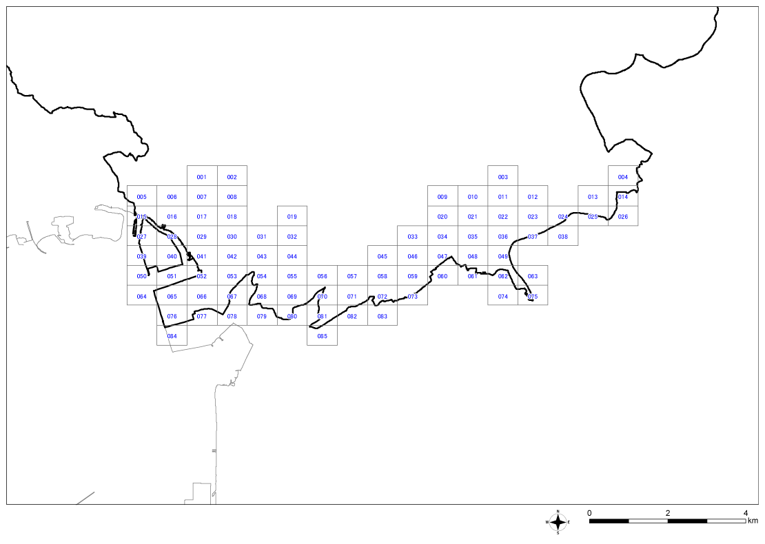 全体位置図（豊川市）