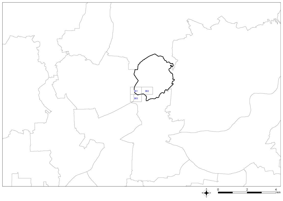 全体位置図(豊山町)