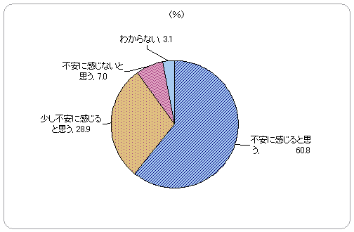 高齢者になったとき、訪問販売に不安を感じるか