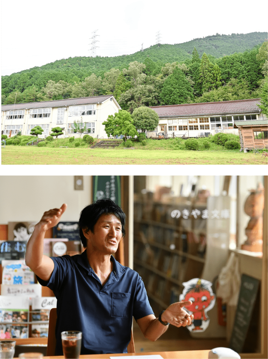 東栄町体験交流館のき山学校の写真、星野さんの写真