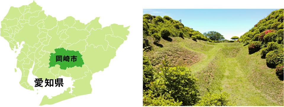 額田地区は、岡崎市の東にあり、８割以上が山地になり、稲作、茶、花、園芸作物などが栽培されています　※カフェのある額田地区の情報です スマートフォン用