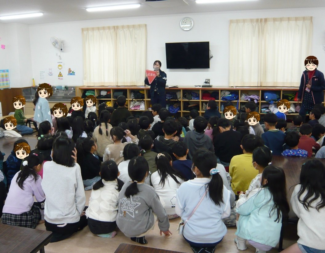 交通安全教室の様子