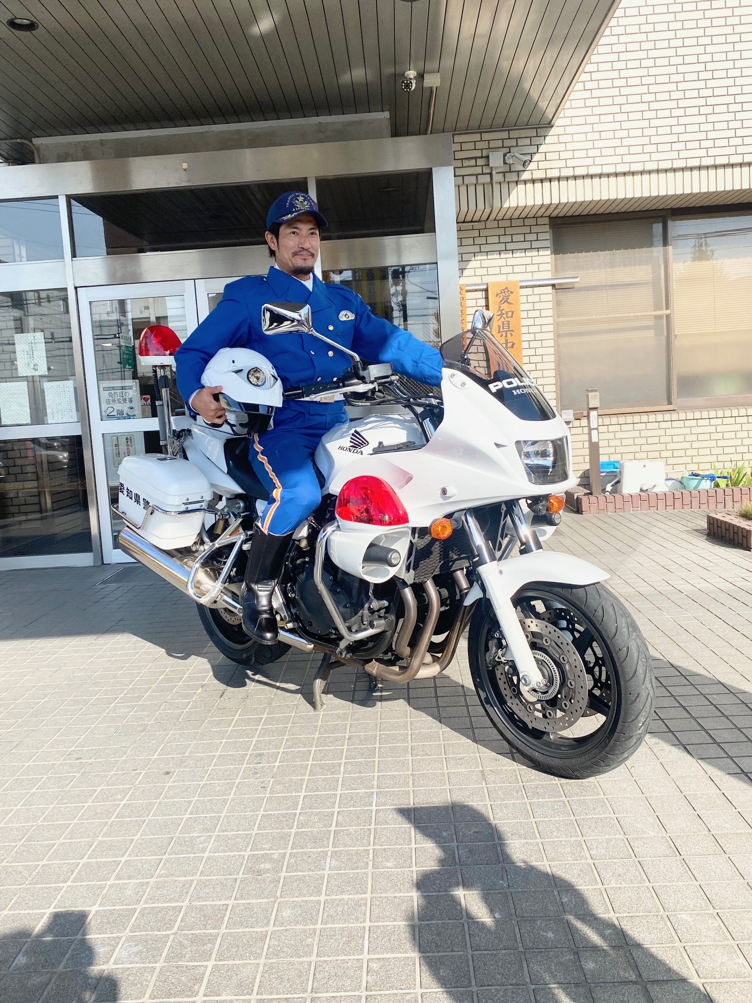 一日交通安全白バイ大使