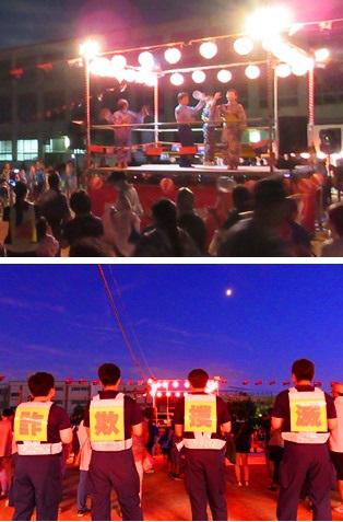 R70802-03納涼盆踊り大会での特殊詐欺被害防止広報