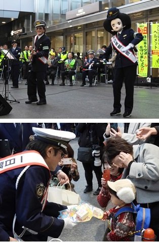 R80221　福よせ雛自転車交通安全キャンペーン