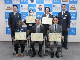 R80302特殊詐欺被害防止の感謝状贈呈