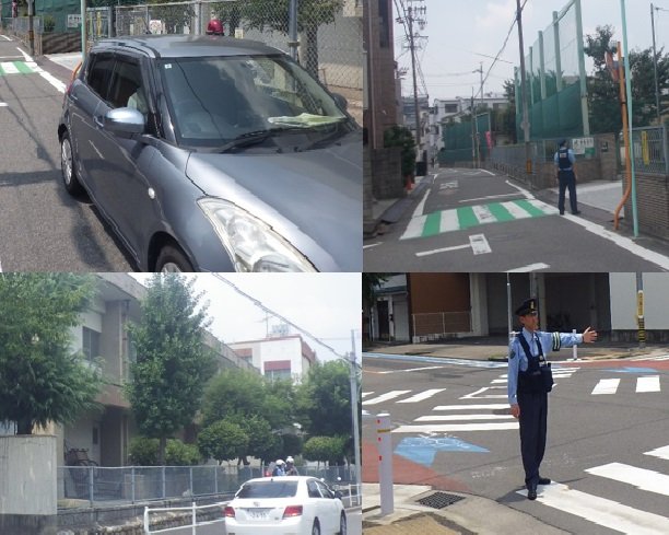 西署員の見守り活動状況です。